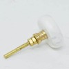 ARTISNO Round Stone Brass Knob Pull Handle Drawer Knob Furniture