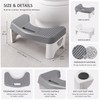 Toilet Footstool for Bathroom Comfort – Non-Slip Squatting Aid Stool