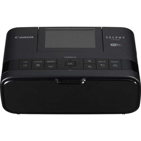 Canon Selphy CP1300 Wireless Compact Photo Printer with AirPrint and Mopria Device Printing, Black (2234C001)