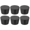sourcing map Rubber Tapered Plug 28mm to 37mm Solid Test