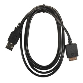 HQRP USB Cable/Cord Compatible with Sony NWZ-E444, NWZ-E445, NWZ-S515, NWZ-S516, NWZ-S545 Walkman MP3 / MP4