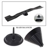 EMSea Rotary File Sharpener with Balancer, for Lawn Mower Rototiller