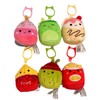 Squishmallows 2024 Food Squad Set of 6 Mini 3.5" Clip