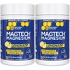 Magtein Magnesium L-Threonate, Glycinate & Taurate - MagTech Magnesium Powder - Sugar Free Lemonade Drink - 200mg Chelated Triple Complex - Supports Relaxation & Brain Health* - 60 Servings