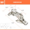 TOUCH Cabinet Hinges (1 Pair, 2 PCS) Face Frame 165