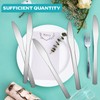 Gisafai 150 Pcs Stainless Steel Dinner Knives 8.3 Inches Spreader