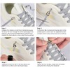 [VICT POPU] Elastic Shoe Laces for Adults Kids, Tieless Shoe