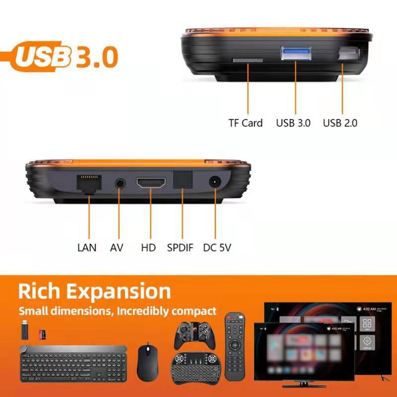 HK1 RBOX X4 Android 11.0 Smart TV Box UHD 4K