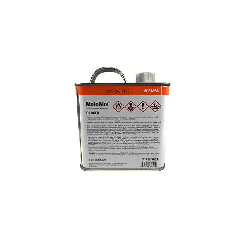 Stihl 7010-871-0203 MotoMix Premixed Fuel 50:1 (1 Quart)