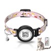 AmxminaID Cat Collar Breakaway with Bells Airtag Holder,Kitten Collar with