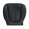 Priprilod Perforated Leather Black Driver Side Bottom Replacement Seat Cover