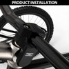 1PZ BB2-CD1 Pivoting Handlebar Clamp Risers Replacement for Universal Motorcycle