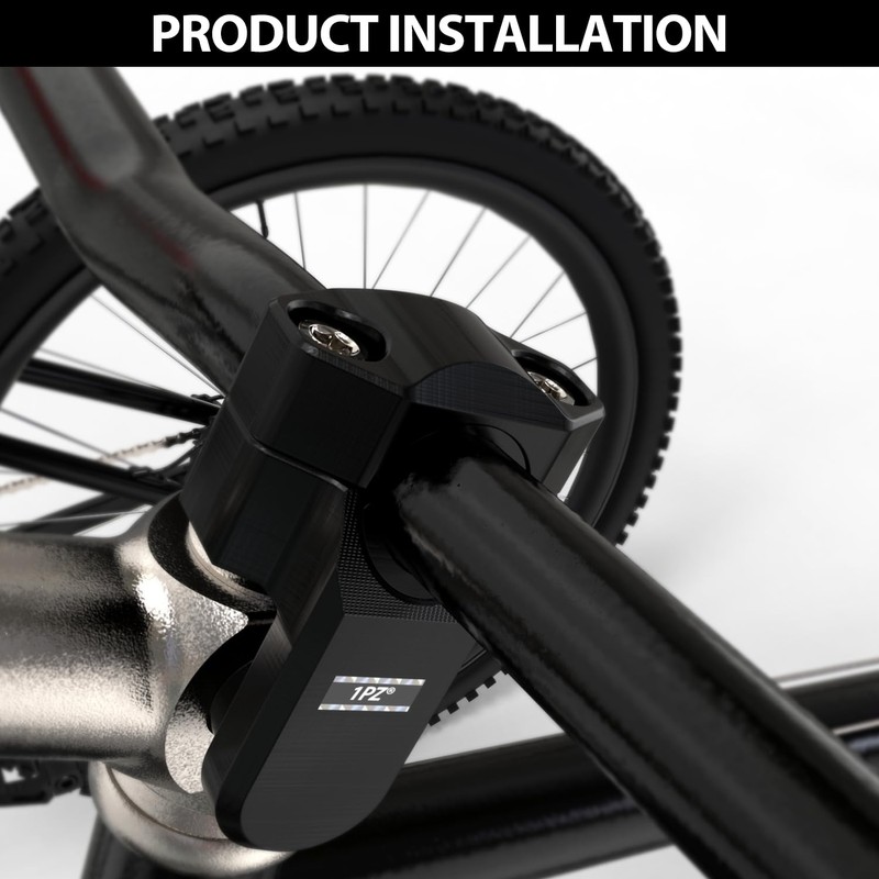 1PZ BB2-CD1 Pivoting Handlebar Clamp Risers Replacement for Universal Motorcycle