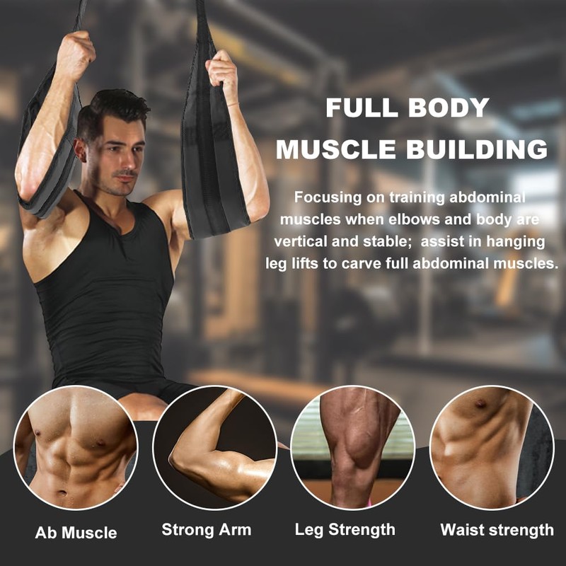 Meirivrn Hanging Ab Straps for Pull Up Bar, Ab Sling