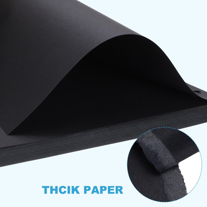 PATIKIL A6 Refill Paper, Unlined Blank Kraft Paper 6 Hole
