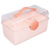 2 Layer Storage Box Large Capacity Grid Design 2 Layer