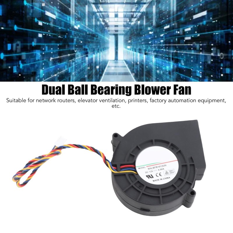 Brushless Cooling Blower Fan, DC12V 6A 8300RPM 300CFM Blower Fan