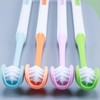 CMHX 3 Sided Autism Toothbrush Three Bristles for Special Needs