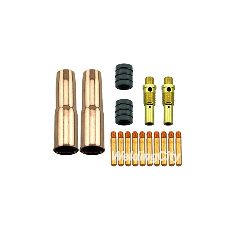 WeldingCity MIG Welding Gun Accessory Kit 0.035" (Contact Tip-24A Nozzle-52FN