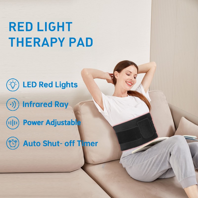 Naviocean Red Light Therapy Belt Device for Body Pain Waist,