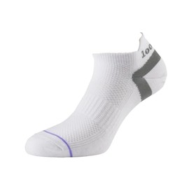 1000 Mile 1548 Trainer Liner Sock White Mens - Large 9 - 11 UK