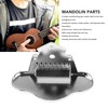 Mandolin Tailpiece Chrome Replacement Zinc Alloy Guitar Parts Instrument Accessories