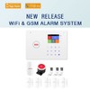 Security Alarm System Kit Auto Dial GSM+WiFi Home Security Wireless