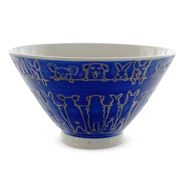 J-kitchens Izan Kiln Rice Bowl, 4.3 inches (11 cm), Hasami