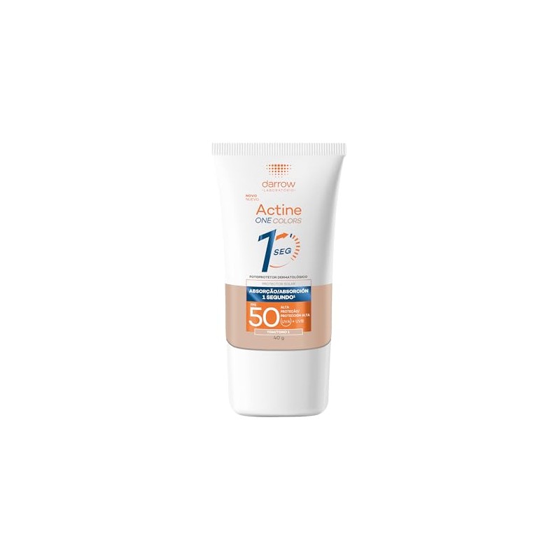 Darrow Protector Solar Facial Dermatológico Color Actine One Colors Fps50