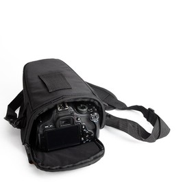 K-S-Trade Camera Bag for Sony Alpha 9 II Camera Bag Shoulder Bag Compatible with Sony Alpha 9 II Colt for System Cameras Protective Case Bag Accessory Bag Belt Bag