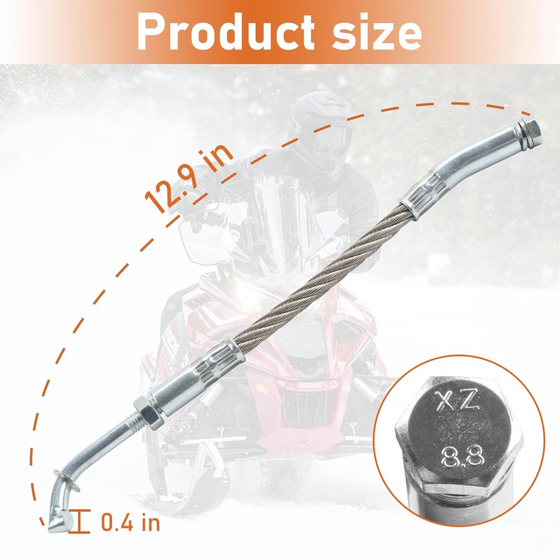 GOMADEIT Ice Scratchers Snowmobile | Ice Scratchers Fits Polaris Arctic