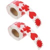 Beaupretty 2 Rollos Tomando El Sol Pegatinas Bronceado Pegatinas Adhesivos