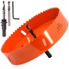 Koopi 160mm / 6.3" Bi-Metal Hole Saw with Arbor, Heavy