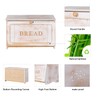 HOMEKOKO Vintage Large Wood Bread Box for Kitchen Counter, Retro