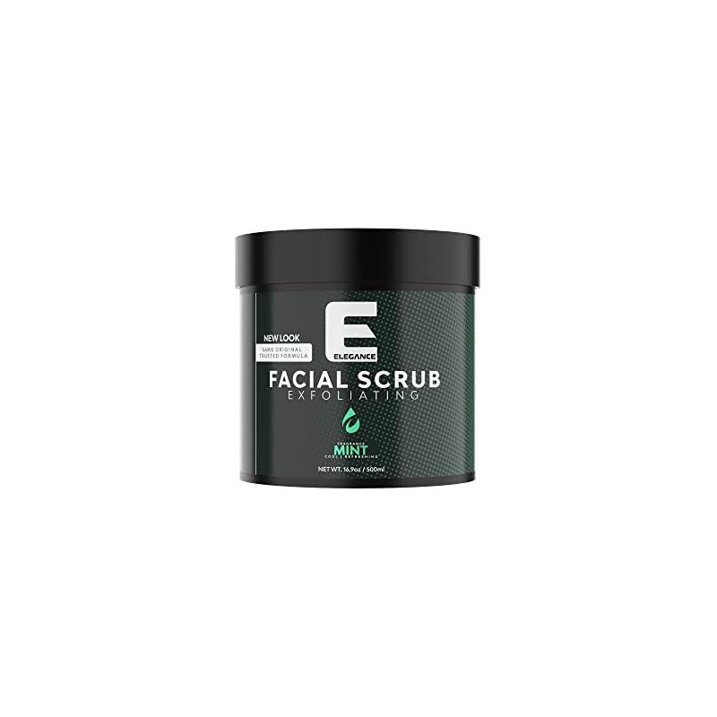 ELEGANCE GEL Facial Scrub, Mint Fresh, 16.9 Fl Oz