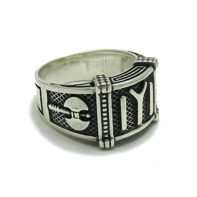 Sterling silber herren ring altes bulgarisches symbol 925 Empress