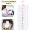 30Pcs Sock Clips for Laundry - Amazing Sock Clip for