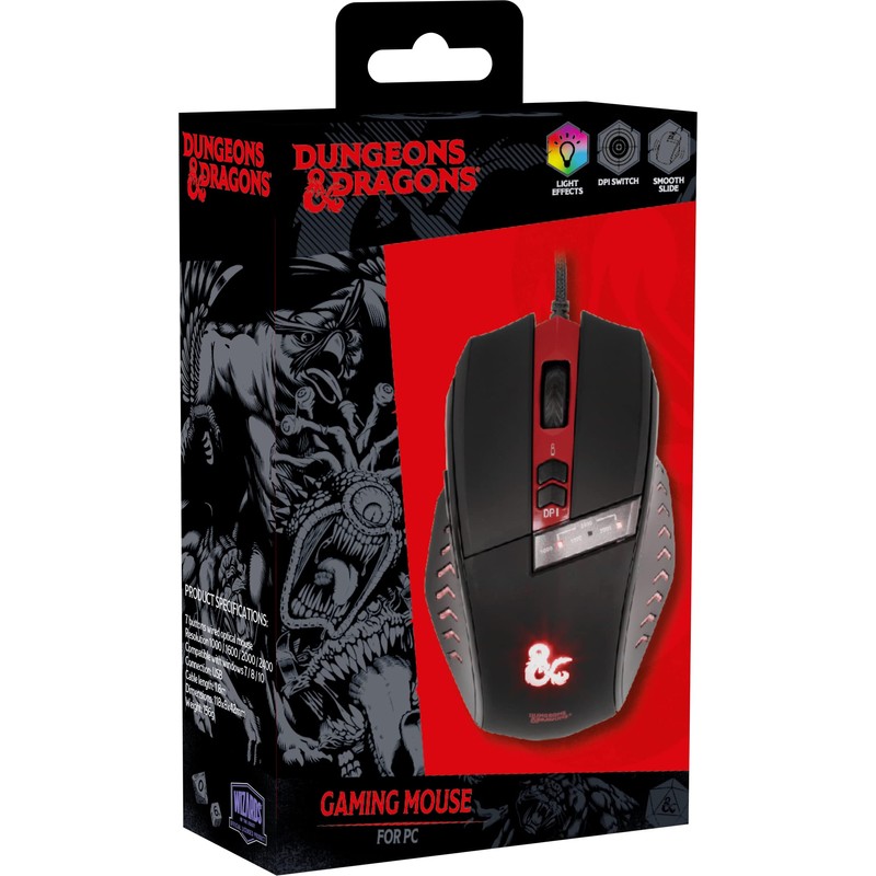 Konix Dungeons & Dragons Gaming-Maus für PC - 6 Tasten