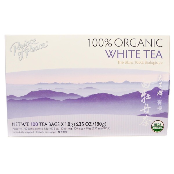 Prince of Peace Organic Premium Peony White Tea 100 ct