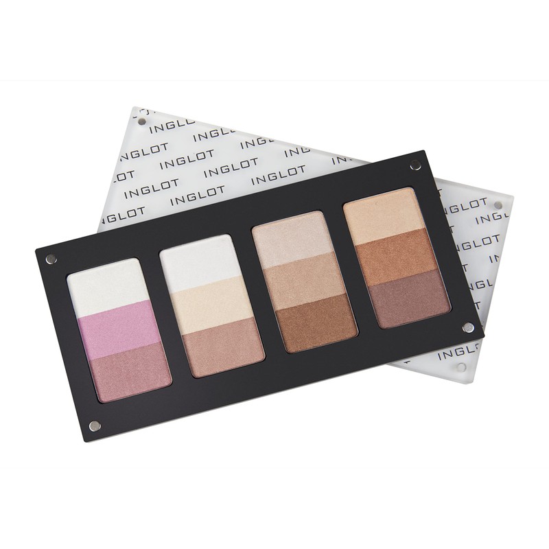 Inglot Freedom System Lidschatten Matt, Eine Palette Drei Tönen Eniem