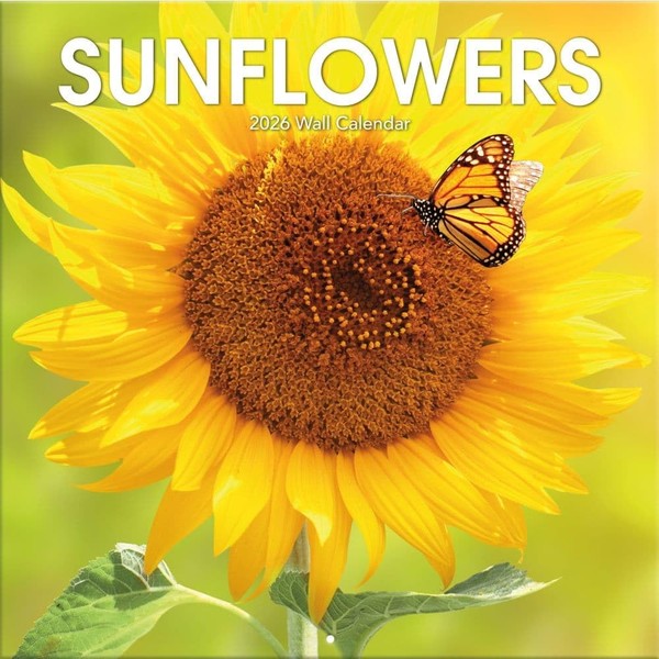TURNER PHOTOGRAPHIC Sunflowers 12x12 Photo Wall Calendar (26998940054)