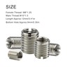 20PCS M10 to M8 Thread Reducer Nuts, Repair Sleeve Pipe