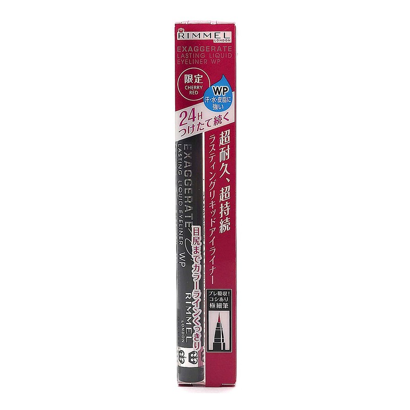 Rimmel Exaggerate Lusting Liquid Eyeliner WP 104 Cherry Red 6.2ml