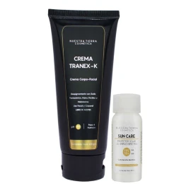 Crema Despigmentante Tranexamico kojico ferulico melatonina momento de aplicación día y noche todo tipo de piel
