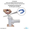 Drain Line Adapter (DLA) with 3/8-inch Quick Connect Fitting for