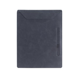 Costowns CT-96 Binder Clipboard, A4, Clip File, Thick, Hand, PU Leather, Includes 1 Pen Holder, Document Contract Folder, Holds 30 A4 Document Papers, Office Supplies, Entry Present, Gift (Black)
