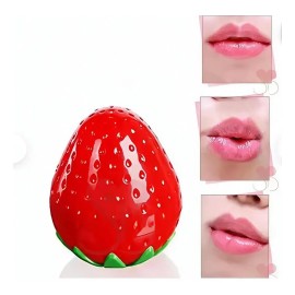 12 Pzas Bálsamos Para Labios Labial Magico En Forma De Fresa