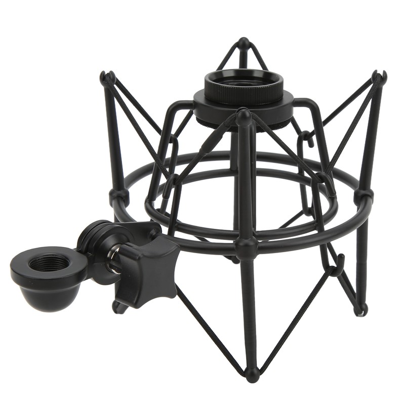 Microphone Shock Mount Clip Mic Anti Vibration Holder for Live