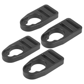 CNRAYT Strap Replacement Buckle Clip Aluminum Seat Clips Replaces Spare Parts Repair Kit Compatible with Kayak Seats Fit for Lifetime Emotion Style Button Type Seat Straps Repair Clip 4PCS