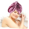 Baluue Elastic Double Silk Sleeping Bonnet Hair Cap for Curly